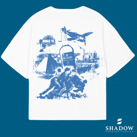 Shadow Tequila Memphis Takeover Tee - BLU